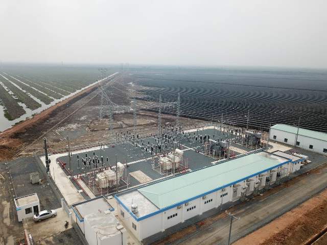 Trạm biến thế 110kV, nơi chuyển điện năng lên lưới