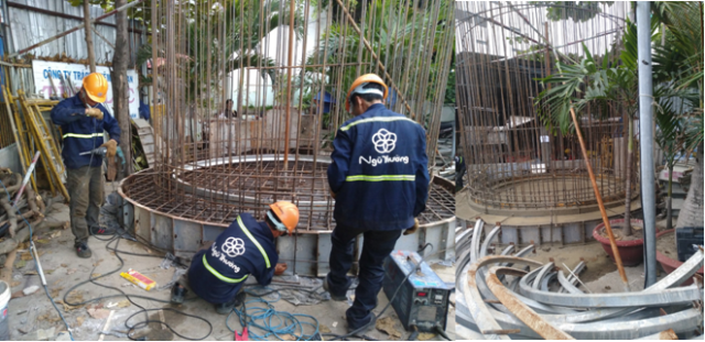 Công tác thi công tuyến ống áp lực HDPE D200