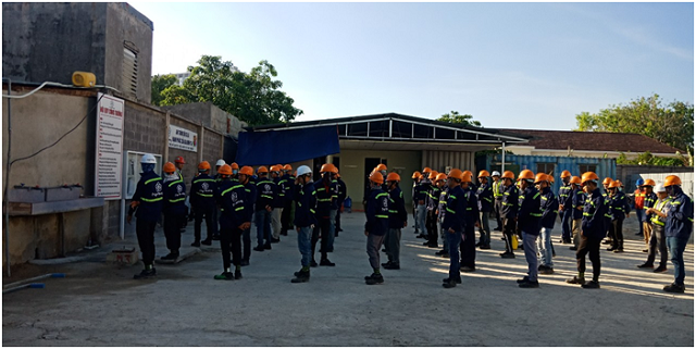 Công việc thi công chính thức bắt đầu ngày sau khi chiến dịch giãn cách xã hội chống covid-19 kết thúc