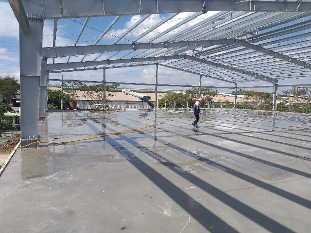 Đổ bê tông sàn 