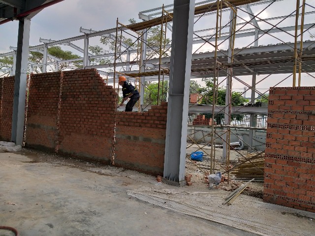 Công tác xây tường