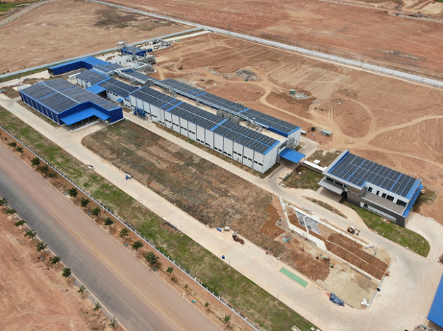 Tổng thể hệ thống Solar nhà máy