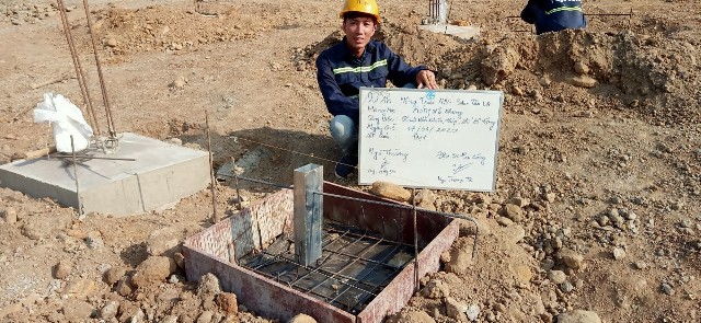 Nghiệm thu trước khi đổ bê tông móng