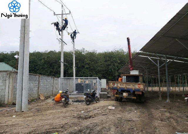 Đưa biến tần vào vị trí