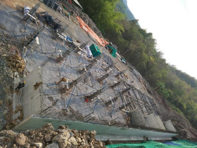 Construction image in April 2019
