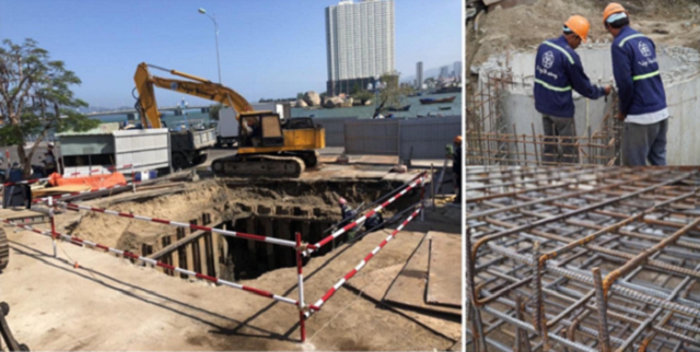 Công tác thi công đầm chặt và thảm nhựa hoàn trả